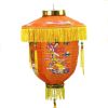 Orange Chinese Traditional Tassels Hanging Outdoor Lamp