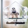 Outdoor Clear Plastic Window Bird Feeder