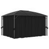Outdoor Garden Gazebo With Curtains