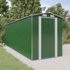 Green Galvanized Steel Garden Shed For Storage