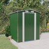 Garden Shed Green 75.6"x 75.2"x 87.8" Galvanized Steel