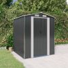 Garden Shed Anthracite 75.6"x 75.2"x 87.8" Galvanized Steel
