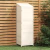 Garden Shed White 21.7"x 20.5"x 68.7" Solid Fir Wood