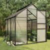 Anthracite Aluminum Greenhouse Covering Area Of 38.9 Square Feet