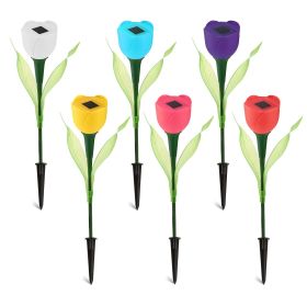 Solar-Powered Tulip Lights For Pathways – Weatherproof Garden Illumination