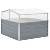 Galvanized Steel Gray 39.4"x39.4"x33.5" Greenhouse