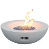 42 Inch Outdoor Concrete Propane Gas Fire Pit Bowl