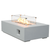 52 Inch Outdoor Concrete Propane Gas Fire Pit