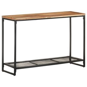 Console Table 43.3"x13.8"x29.5" Solid Acacia Wood