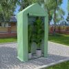 Steel-Framed Greenhouse 5.4 square feet 3.3'x1.6'x6.2'