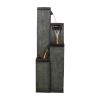 Modern Indoor/Outdoor Water Fountain With LED Lights - 39.3" Tall