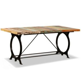 Dining Table Solid Reclaimed Wood 70.9"