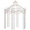 Outdoor Garden Iron Brown Pavilion