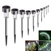 Stainless Steel Solar LED Garden Pathway Lights For Outdoor Landscapes