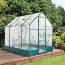 Walk-in Polycarbonate Outdoor Backyard Greenhouse