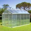 10' Long x 6' Wide Walk-In Polycarbonate Greenhouse