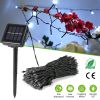 Solar-Powered LED Fairy Lights 22m With 200 LEDs 8 Illumination Modes White Waterproof