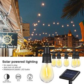 Solar-Powered Outdoor String Lights For Garden Decoration
