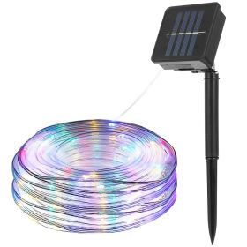 Solar-Fairy Lights 39.37FT With 100 LED 8 Lighting Modes Waterproof For Gardens