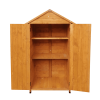 Natural Wooden Shed For Spacious Garden Measuring 68.50" x 22.83" x 40.35"