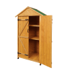 Natural Wooden Shed For Spacious Garden Measuring 68.50" x 22.83" x 40.35"