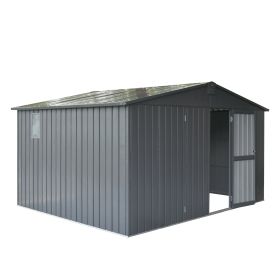 Storage Shed 11' x 9' With Galvanized Steel Frame & Windows