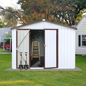 6Ft x 8Ft Metal Garden Storage Shed