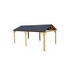 12x20ft Hardtop Galvanized Steel Gable Roof Outdoor Gazebo