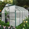 6 x 12 Ft Greenhouse With Heavy-Duty Aluminum Anchor For All-Season Use