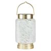 Allsop Home Garden 32408 Nautical Cylinder Glass Solar Lamp