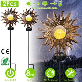 Sun-Powered Garden Stake Light - Weatherproof & Decorative