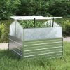 Garden Raised Bed With Greenhouse 39.4"x39.4"x33.5"