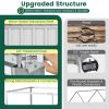 Galvanized Raised Garden Bed With Greenhouse Cover