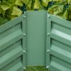Galvanized Steel Planter Box Set - Outsunny (3.3' Square)