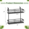 Adjustable Hook Flowerpot Holder With 2 Hanging Planter Baskets