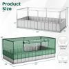 Galvanized Raised Garden Bed With Greenhouse Cover