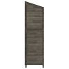Garden Shed Anthracite 21.7"x 20.5"x 68.7" Solid Fir Wood