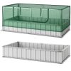 Galvanized Raised Garden Bed With Greenhouse Cover