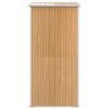 Garden Shed Light Brown 75.6"x 42.5"x 87.8" Galvanized Steel