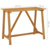 7 Piece Patio Bar Set with Cushions Brown