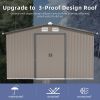 10Ft x 12Ft Garden Metal Outdoor Storage Shed