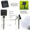 Solar-Powered Outdoor String Lights 21 Feet With 30 LED Water Droplets
