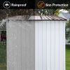 6Ft x 8Ft Metal Garden Storage Shed