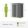Metal Outdoor Garden Storage Shed