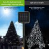 Solar-Powered LED Fairy Lights 22m With 200 LEDs 8 Illumination Modes White Waterproof