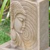 Polyresin Buddha Water Fountain (9x6.5x14") With Integrated LED