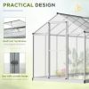 10' Long x 6' Wide Walk-In Polycarbonate Greenhouse