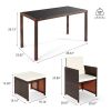 OUTDOOR DINING TABLE AND CHAIIR SET