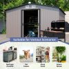 10Ft x 12Ft Garden Metal Outdoor Storage Shed