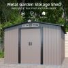 10Ft x 12Ft Garden Metal Outdoor Storage Shed